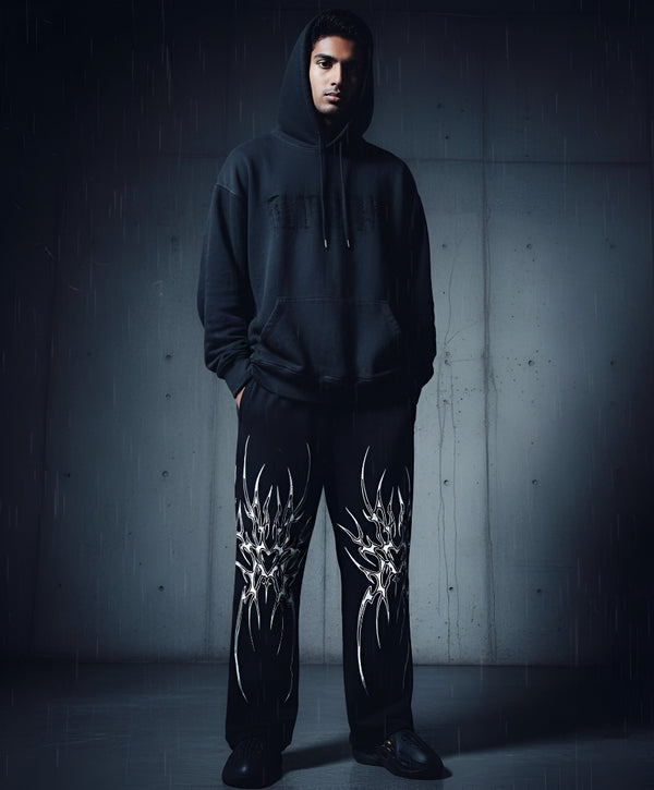 GOTHIC BAGGY TRACK PANTS (Men's)