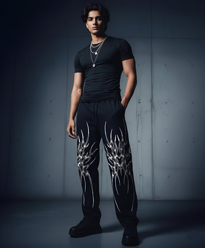 GOTHIC BAGGY TRACK PANTS (Men's)
